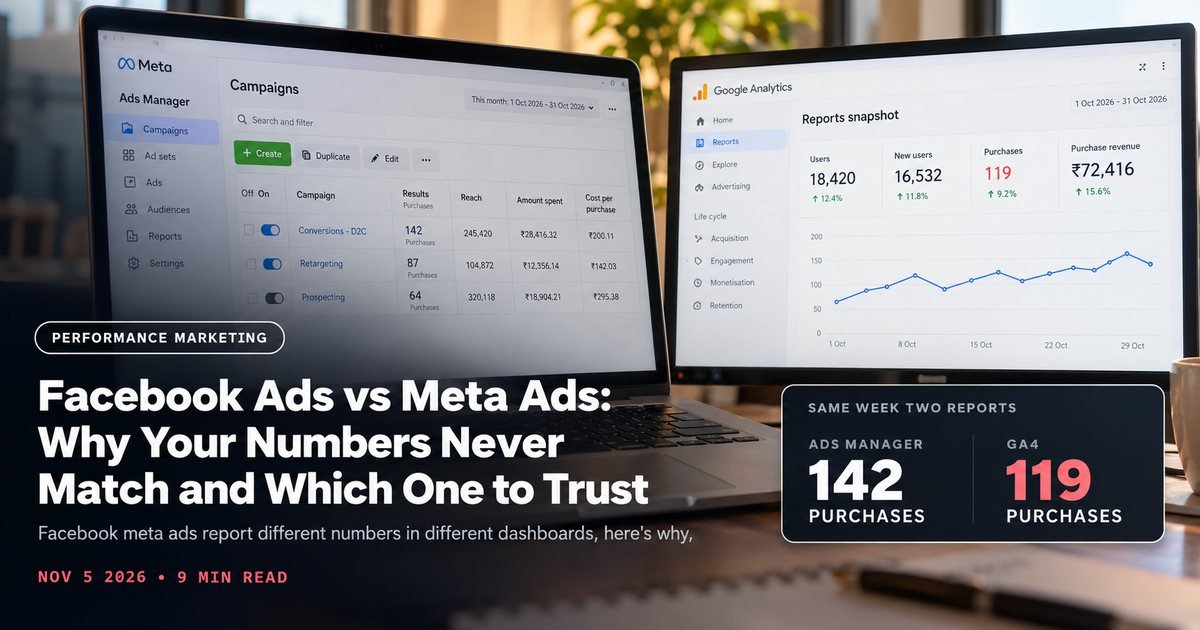 Facebook Ads vs Meta Ads: Why Your Numbers Never Match and Which One to Trust