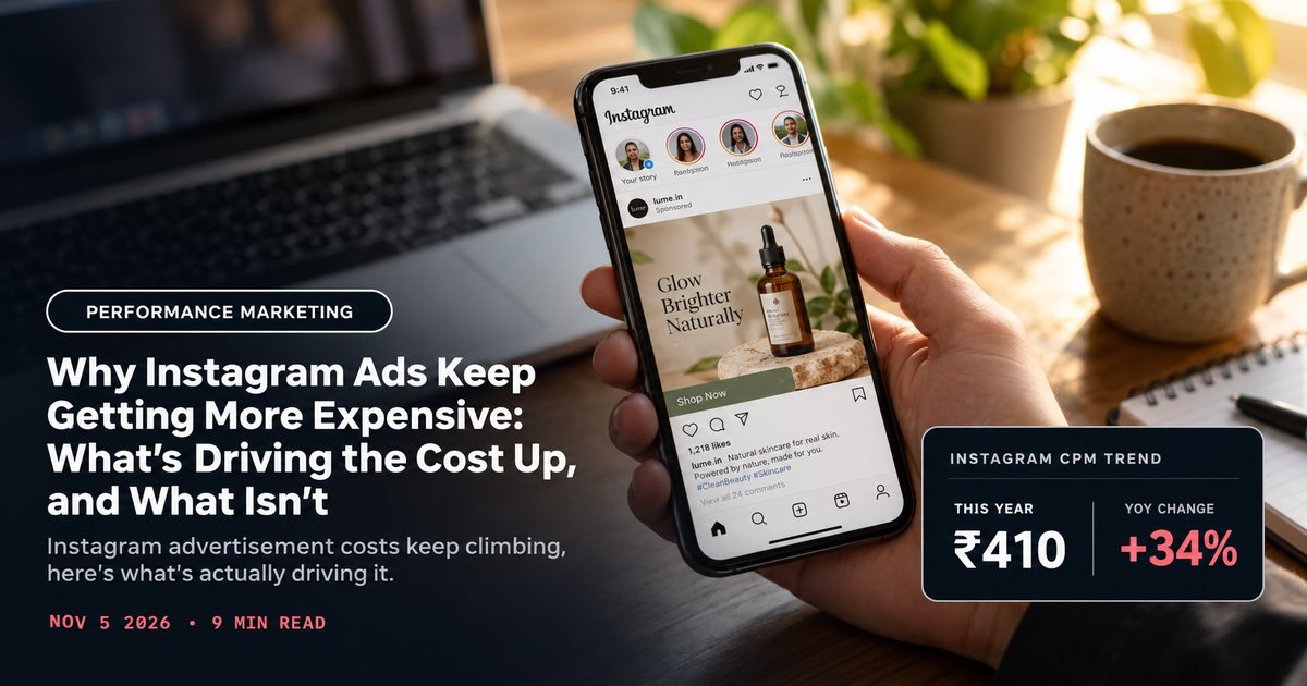 Why Instagram Ads Keep Getting More Expensive: What's Driving the Cost Up, and What Isn't