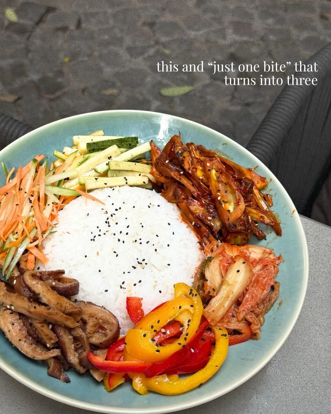 Plating close-up
