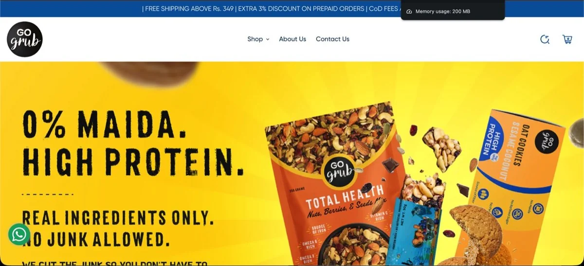 Ecommerce store built by Creator City
