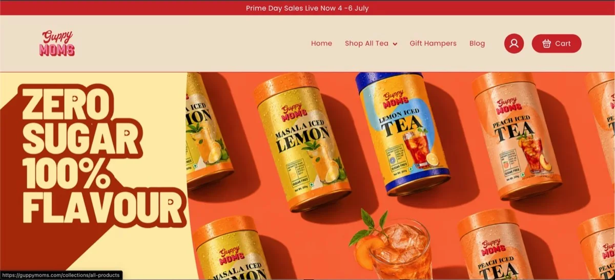 Ecommerce store built by Creator City